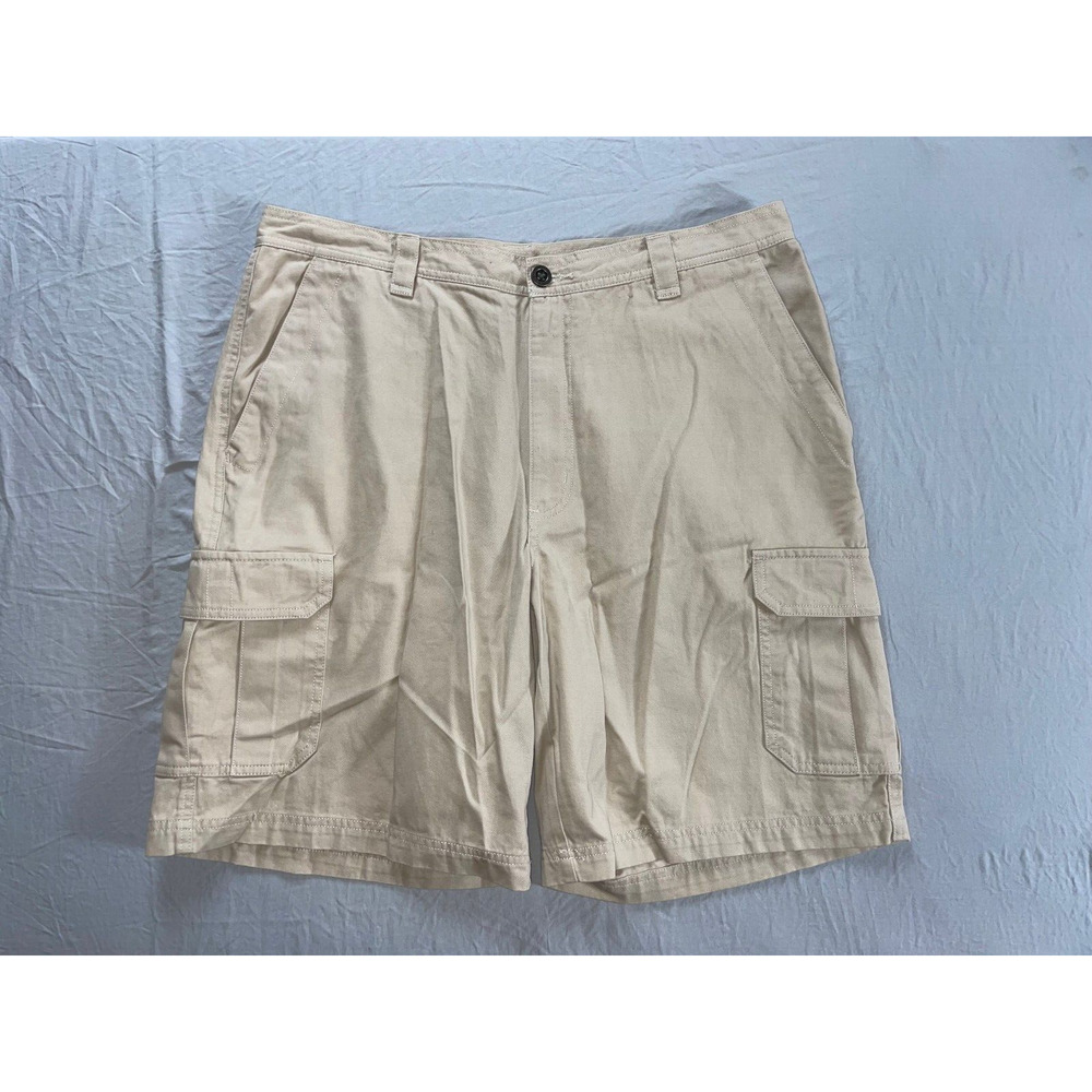 Columbia Omni-Shade 100% Cotton Cargo Hiking Shorts. Beige. Men's 36, MINT!!